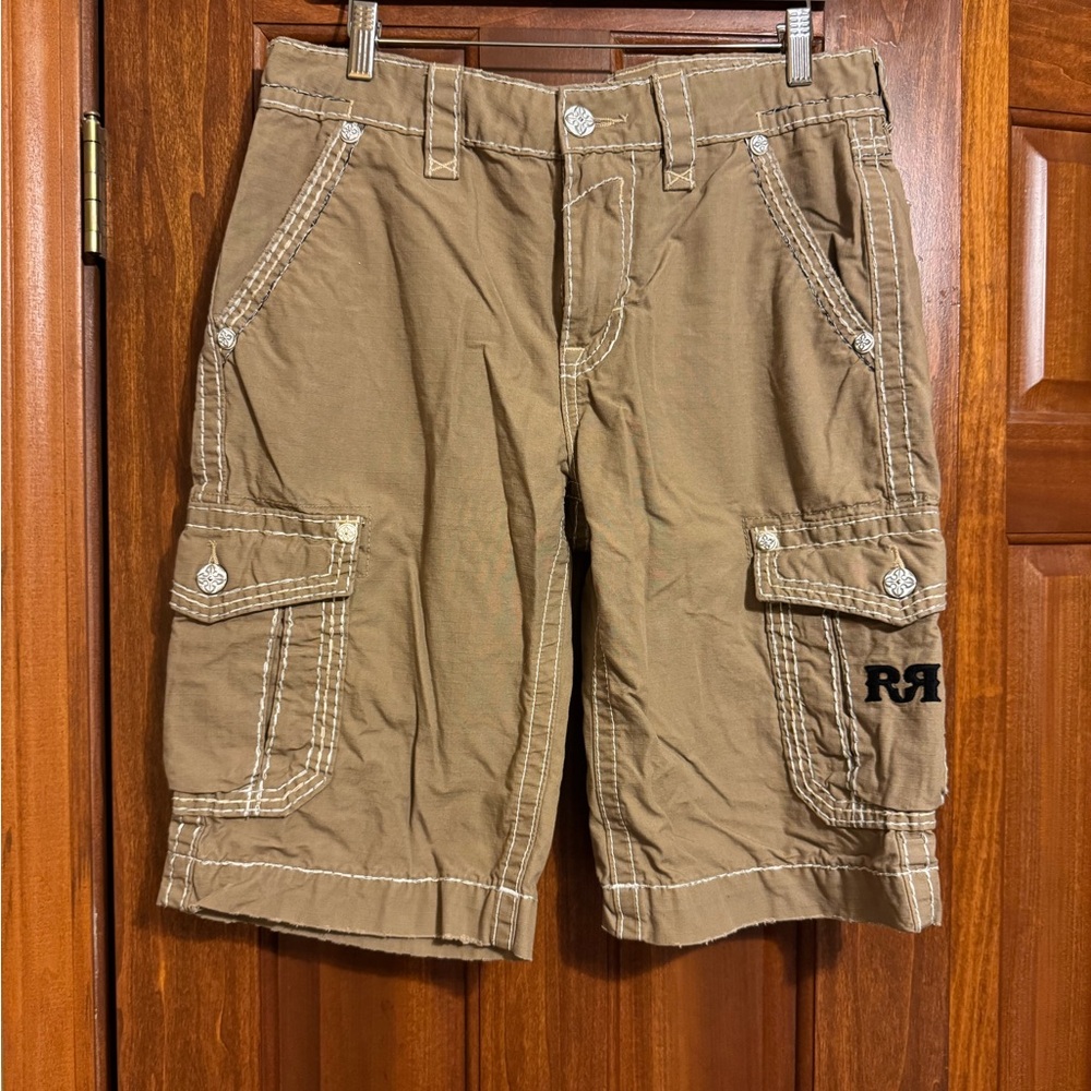 Tan Cargo Shorts for Men